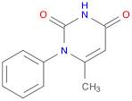 2,4(1H,3H)-Pyrimidinedione, 6-methyl-1-phenyl-