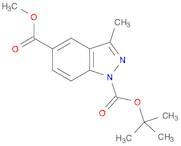 1H-Indazole-1,5-dicarboxylic acid, 3-Methyl-, 1-(1,1-diMethylethyl) 5-Methyl ester