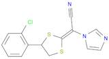 1H-Imidazole-1-acetonitrile, α-[4-(2-chlorophenyl)-1,3-dithiolan-2-ylidene]-, (αE)-