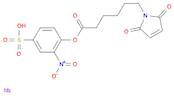 1H-Pyrrole-1-hexanoic acid, 2,5-dihydro-2,5-dioxo-, 2-nitro-4-sulfophenyl ester, sodium salt (1:1)