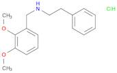 Benzeneethanamine, N-[(2,3-dimethoxyphenyl)methyl]-, hydrochloride (1:1)