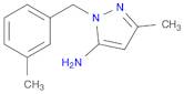 1H-Pyrazol-5-amine, 3-methyl-1-[(3-methylphenyl)methyl]-