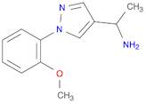 1H-Pyrazole-4-methanamine, 1-(2-methoxyphenyl)-α-methyl-