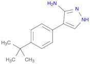 1H-Pyrazol-3-amine, 4-[4-(1,1-dimethylethyl)phenyl]-