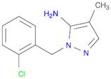 1H-Pyrazol-5-amine, 1-[(2-chlorophenyl)methyl]-4-methyl-