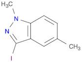 1H-Indazole, 3-iodo-1,5-dimethyl-