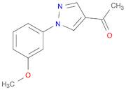 Ethanone, 1-[1-(3-methoxyphenyl)-1H-pyrazol-4-yl]-