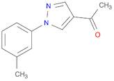 Ethanone, 1-[1-(3-methylphenyl)-1H-pyrazol-4-yl]-