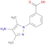 Benzoic acid, 3-(4-amino-3,5-dimethyl-1H-pyrazol-1-yl)-