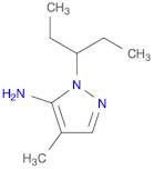 1H-Pyrazol-5-amine, 1-(1-ethylpropyl)-4-methyl-