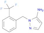 1H-Pyrazol-5-amine, 1-[[2-(trifluoromethyl)phenyl]methyl]-