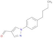 1H-Pyrazole-4-carboxaldehyde, 1-(4-butylphenyl)-