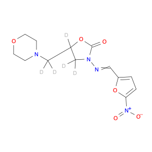 2-Oxazolidinone-4,4,5-d3, 5-(4-morpholinylmethyl-d2)-3-[[(5-nitro-2-furanyl)methylene]amino]-