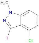 1H-Indazole, 4-chloro-3-iodo-1-methyl-