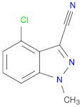 1H-Indazole-3-carbonitrile, 4-chloro-1-methyl-