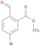 Benzoic acid, 5-bromo-2-formyl-, methyl ester