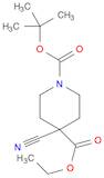 1,4-Piperidinedicarboxylic acid, 4-cyano-, 1-(1,1-dimethylethyl) 4-ethyl ester