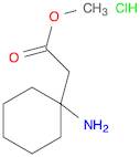 Cyclohexaneacetic acid, 1-amino-, methyl ester, hydrochloride (1:1)