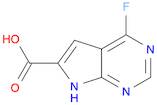 7H-Pyrrolo[2,3-d]pyrimidine-6-carboxylic acid, 4-fluoro-