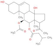 Pregn-5-en-20-one, 11-(acetyloxy)-3,14-dihydroxy-12-(3-methyl-1-oxobutoxy)-, (3β,11α,12β,14β)-