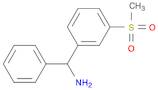 Benzenemethanamine, 3-(methylsulfonyl)-α-phenyl-