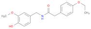 Benzeneacetamide, 4-ethoxy-N-[(4-hydroxy-3-methoxyphenyl)methyl]-