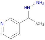 Pyridine, 3-(1-hydrazinylethyl)-