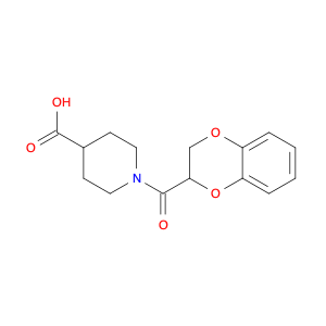 4-Piperidinecarboxylic acid, 1-[(2,3-dihydro-1,4-benzodioxin-2-yl)carbonyl]-