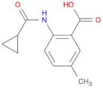 Benzoic acid, 2-[(cyclopropylcarbonyl)amino]-5-methyl-