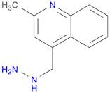 Quinoline, 4-(hydrazinylmethyl)-2-methyl-