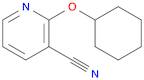 3-Pyridinecarbonitrile, 2-(cyclohexyloxy)-