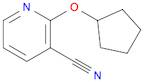 3-Pyridinecarbonitrile, 2-(cyclopentyloxy)-