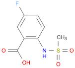 Benzoic acid, 5-fluoro-2-[(methylsulfonyl)amino]-