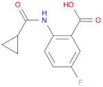 Benzoic acid, 2-[(cyclopropylcarbonyl)amino]-5-fluoro-