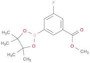 Benzoic acid, 3-fluoro-5-(4,4,5,5-tetramethyl-1,3,2-dioxaborolan-2-yl)-, methyl ester