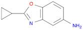 5-Benzoxazolamine, 2-cyclopropyl-