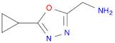 1,3,4-Oxadiazole-2-methanamine, 5-cyclopropyl-