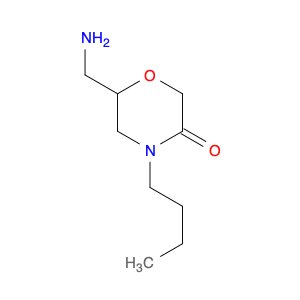6-(Aminomethyl)-4-butylmorpholin-3-one