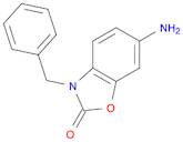 2(3H)-Benzoxazolone, 6-amino-3-(phenylmethyl)-