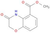 2H-1,4-Benzoxazine-5-carboxylic acid, 3,4-dihydro-3-oxo-, methyl ester