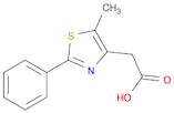 4-Thiazoleacetic acid, 5-methyl-2-phenyl-