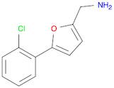 2-Furanmethanamine, 5-(2-chlorophenyl)-