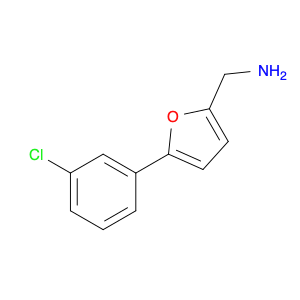 2-Furanmethanamine, 5-(3-chlorophenyl)-