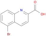 2-Quinolinecarboxylic acid, 5-bromo-