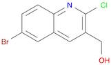 3-Quinolinemethanol, 6-bromo-2-chloro-