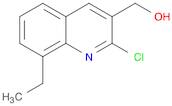 3-Quinolinemethanol, 2-chloro-8-ethyl-