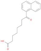 1-Naphthaleneoctanoic acid, η-oxo-