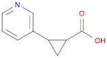 Cyclopropanecarboxylic acid, 2-(3-pyridinyl)-