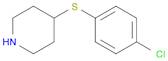 Piperidine, 4-[(4-chlorophenyl)thio]-