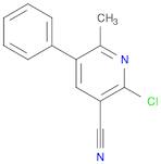 3-Pyridinecarbonitrile, 2-chloro-6-methyl-5-phenyl-